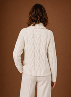 Margot – Pull Maille Torsadée Femme