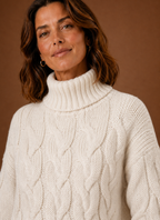 Margot – Pull Maille Torsadée Femme