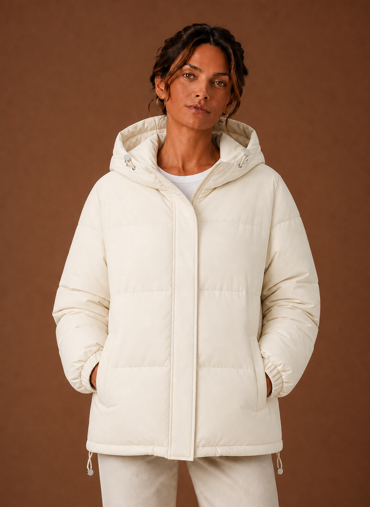 Aurore – Doudoune à Capuche Femme Manteau d'Hiver