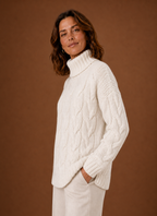 Margot – Pull Maille Torsadée Femme
