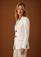 Joséphine – Blazer Long Femme Coupe Tailleur