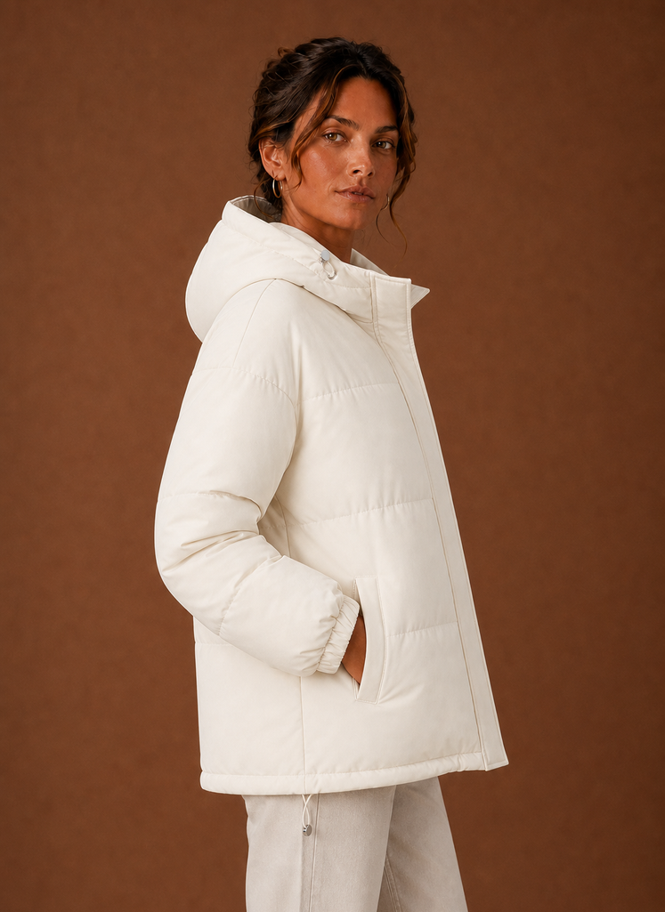 Aurore – Doudoune à Capuche Femme Manteau d'Hiver