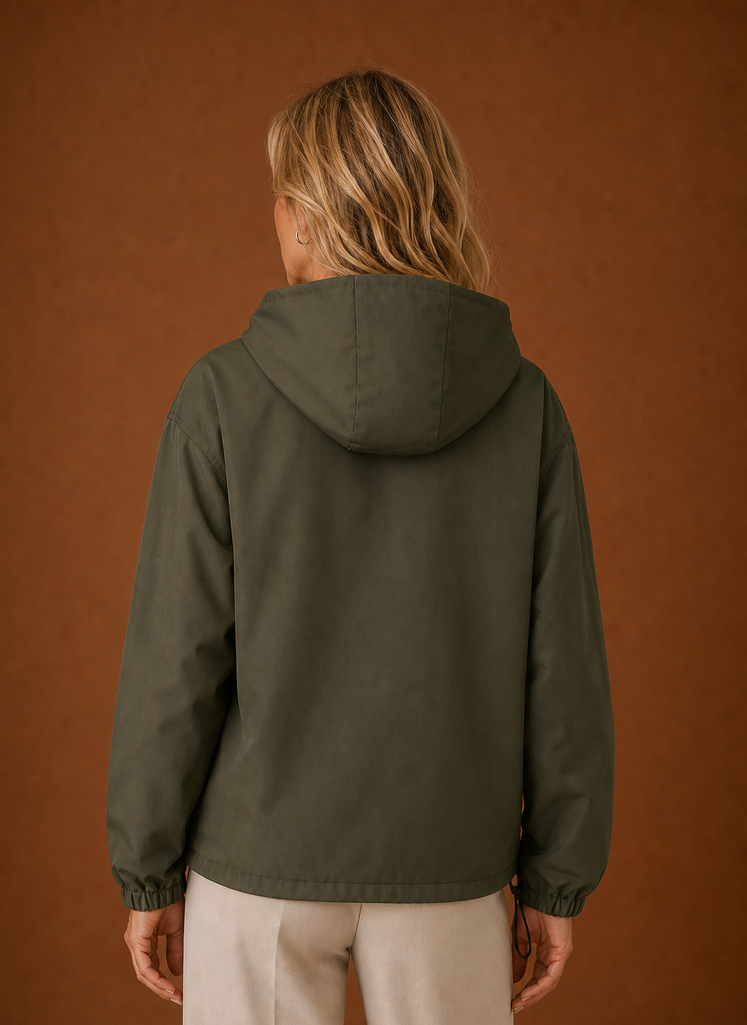 Mistral – Coupe-Vent Léger à Capuche Femme