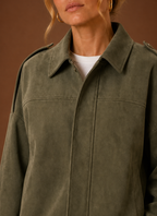 Romane – Veste Oversize Effet Daim Femme