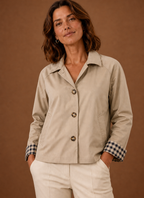 Camille – Veste Légère Boutonnée Femme