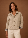 Camille – Veste Légère Boutonnée Femme