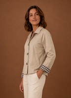 Camille – Veste Légère Boutonnée Femme