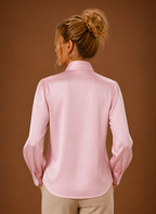 Sophie – Chemisier Effet Satin Femme Col Lavallière