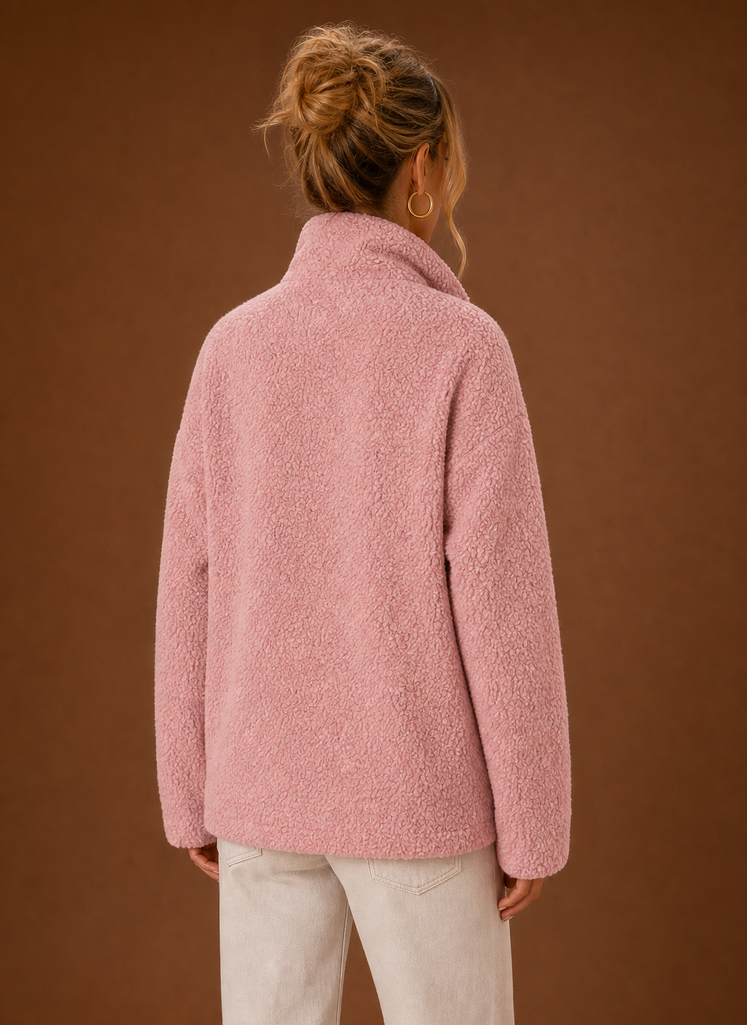 Câline – Veste Sherpa Zippée Femme