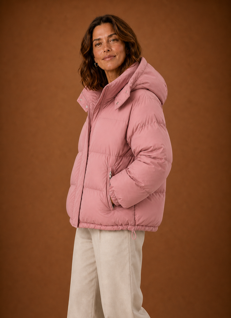 Cachemire – Doudoune Oversize Chaude Femme