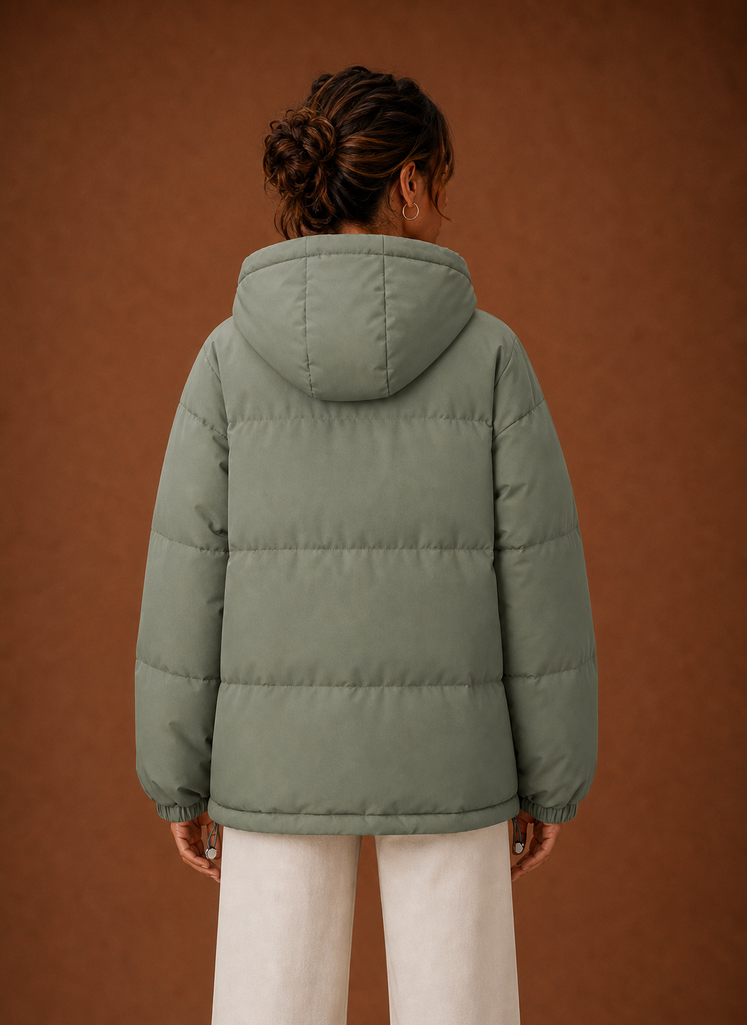 Aurore – Doudoune à Capuche Femme Manteau d'Hiver