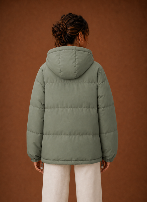 Aurore – Doudoune à Capuche Femme Manteau d'Hiver