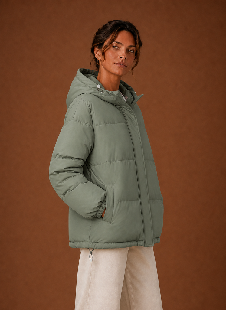 Aurore – Doudoune à Capuche Femme Manteau d'Hiver
