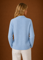 Pétale – Gilet Boutonné Femme en Maille