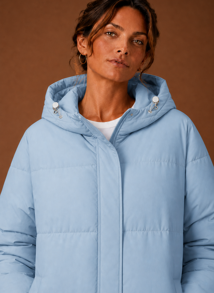 Aurore – Doudoune à Capuche Femme Manteau d'Hiver