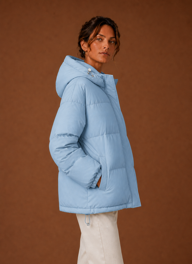Aurore – Doudoune à Capuche Femme Manteau d'Hiver